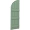 Ekena Millwork Americraft 5-Board (3 Batten) Wood Joined Board-n-Batten Shutters w/ Arch Top, ARW401BQ518X77TGH, PR ARW401BQ518X77TGH - alternate 2